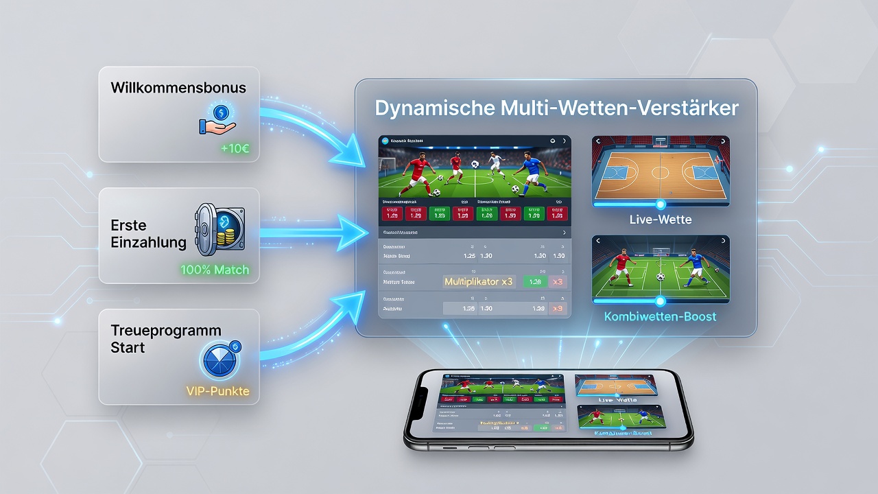 Visualisierung von App-Datenströmen zwischen Registrierungsanreizen und Live-Multiplikatoren