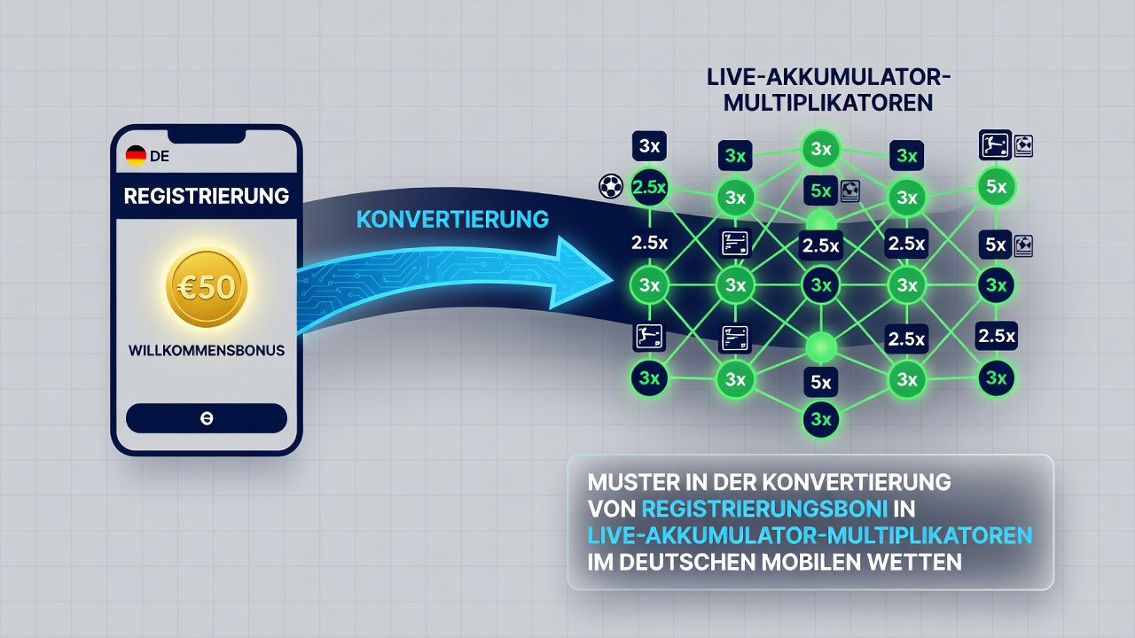Beispielhafte Darstellung von Akkumulator-Umwandlungen in mobilen Wettumgebungen